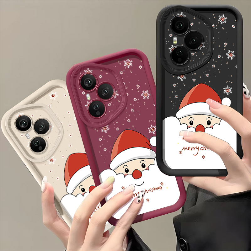 Honor Tablet Accessories - 카툰 산타클로스 TPU 폰 케이스 Honor