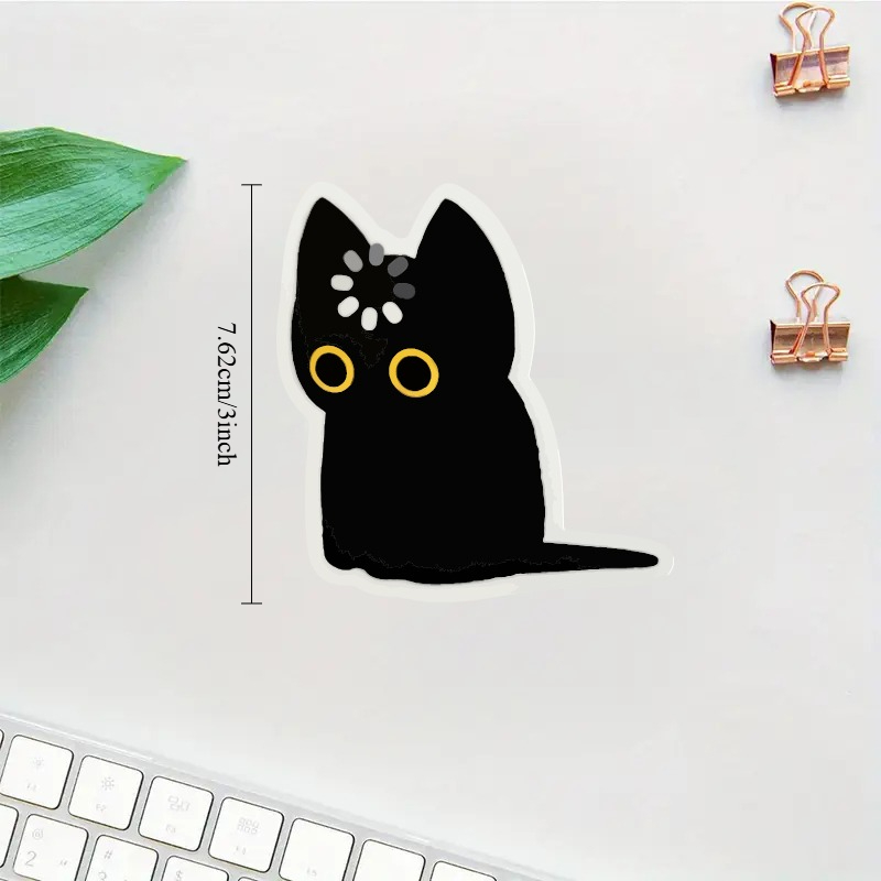 Tablet Cute Accessories - 검은 고양이 보이드 로딩 귀여운 재미있는