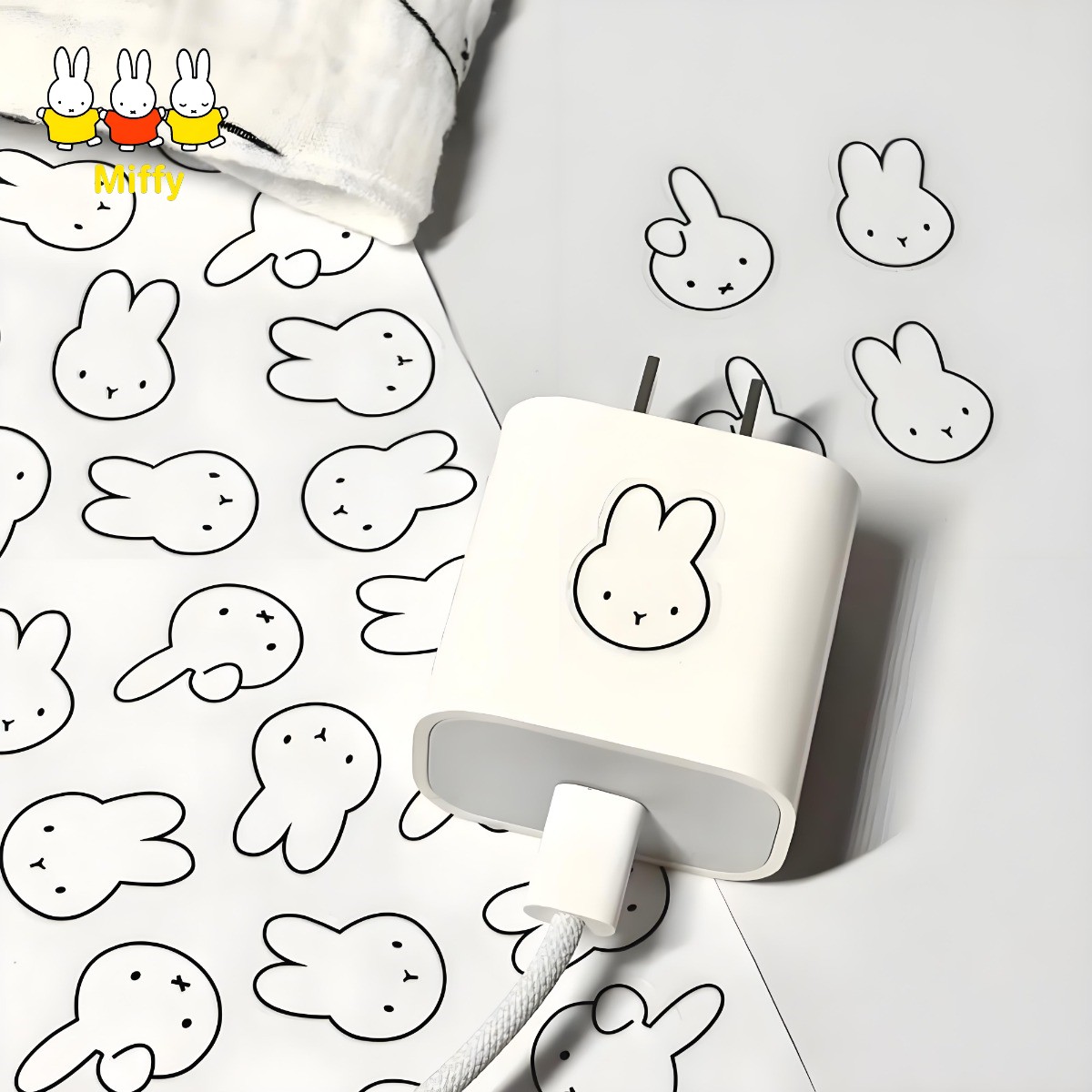 Tablet Cute Accessories - Kawaii 애니메이션 Miffy 토끼 워터 컵