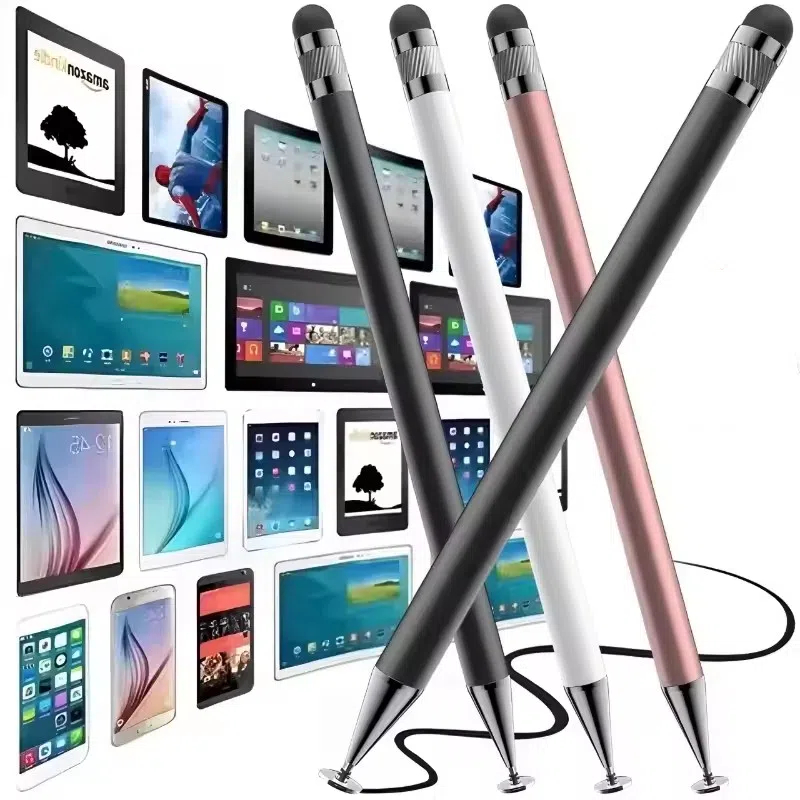 Tablet Drawing Accessories - 2-in-1 스타일러스 펜 고감도 디스크 팁
