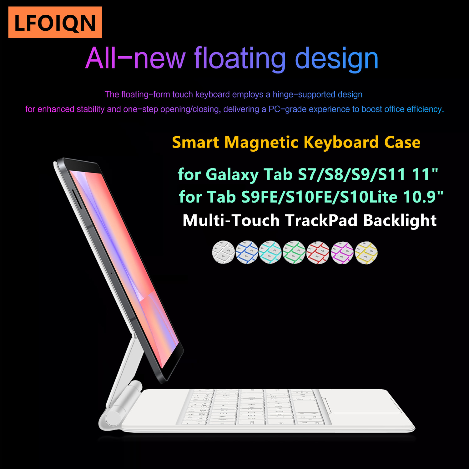 Samsung Tablet S9 Accessories - LFOIQN 매직 키보드 삼성 갤럭시 탭