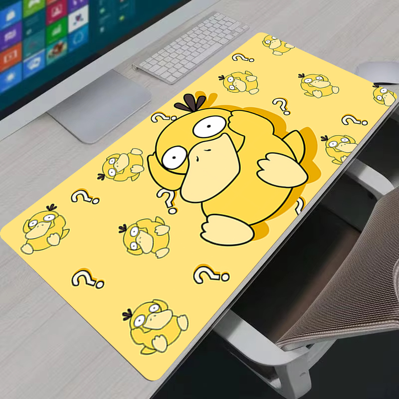 Tablet Cute Accessories - 마우스 패드 애니메이션 P-Pokemon Psyduck XXL