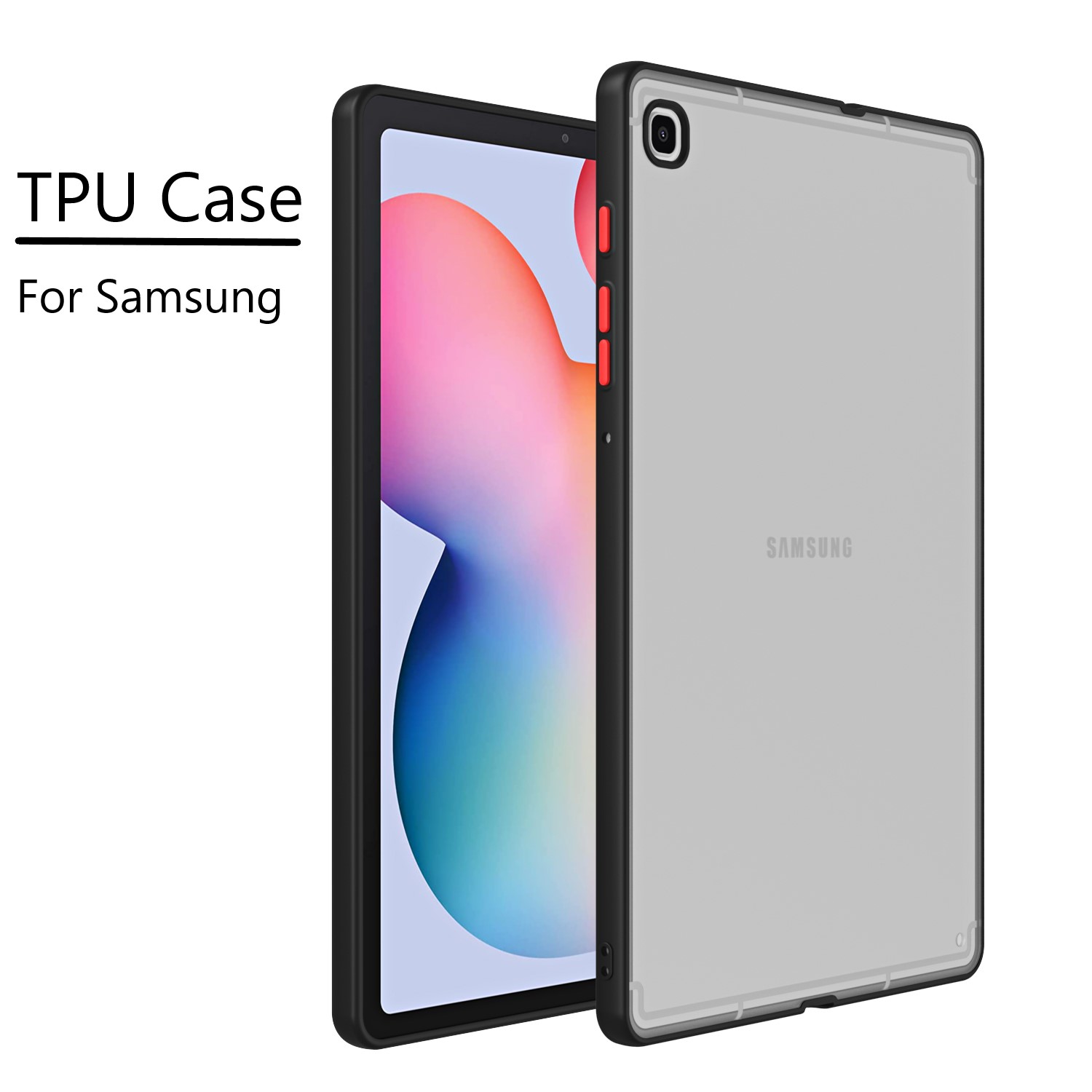 Samsung Tablet S9 Accessories - TPU 소프트 백 케이스 삼성 갤럭시