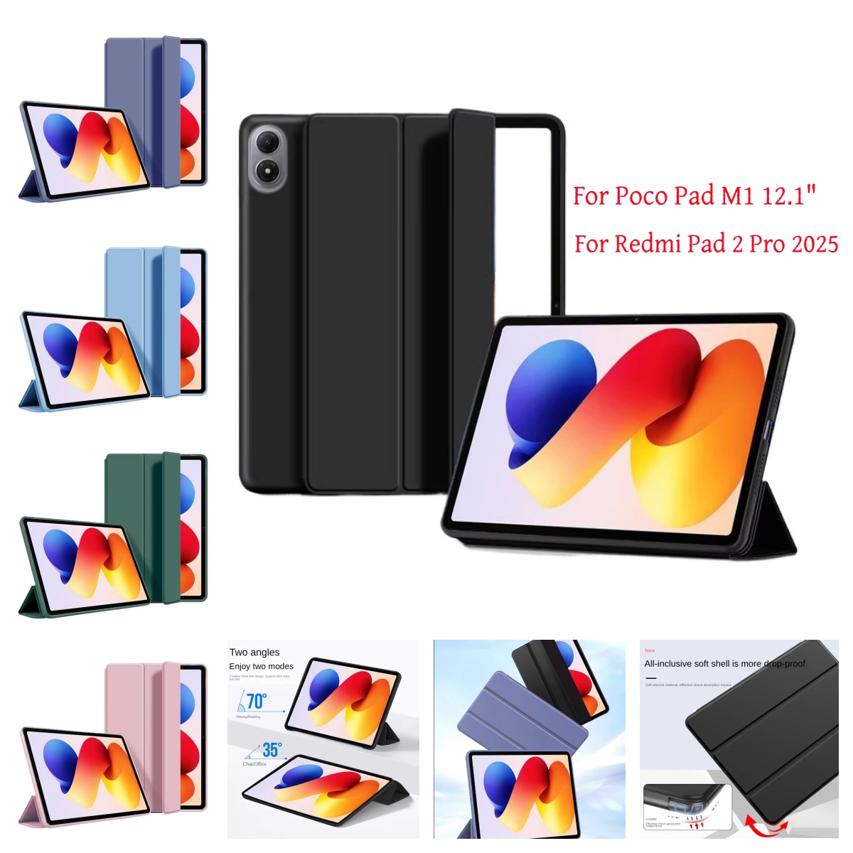 Poco Tablet Accessories - 포코 패드 M1 12.1인치 2025 케이스