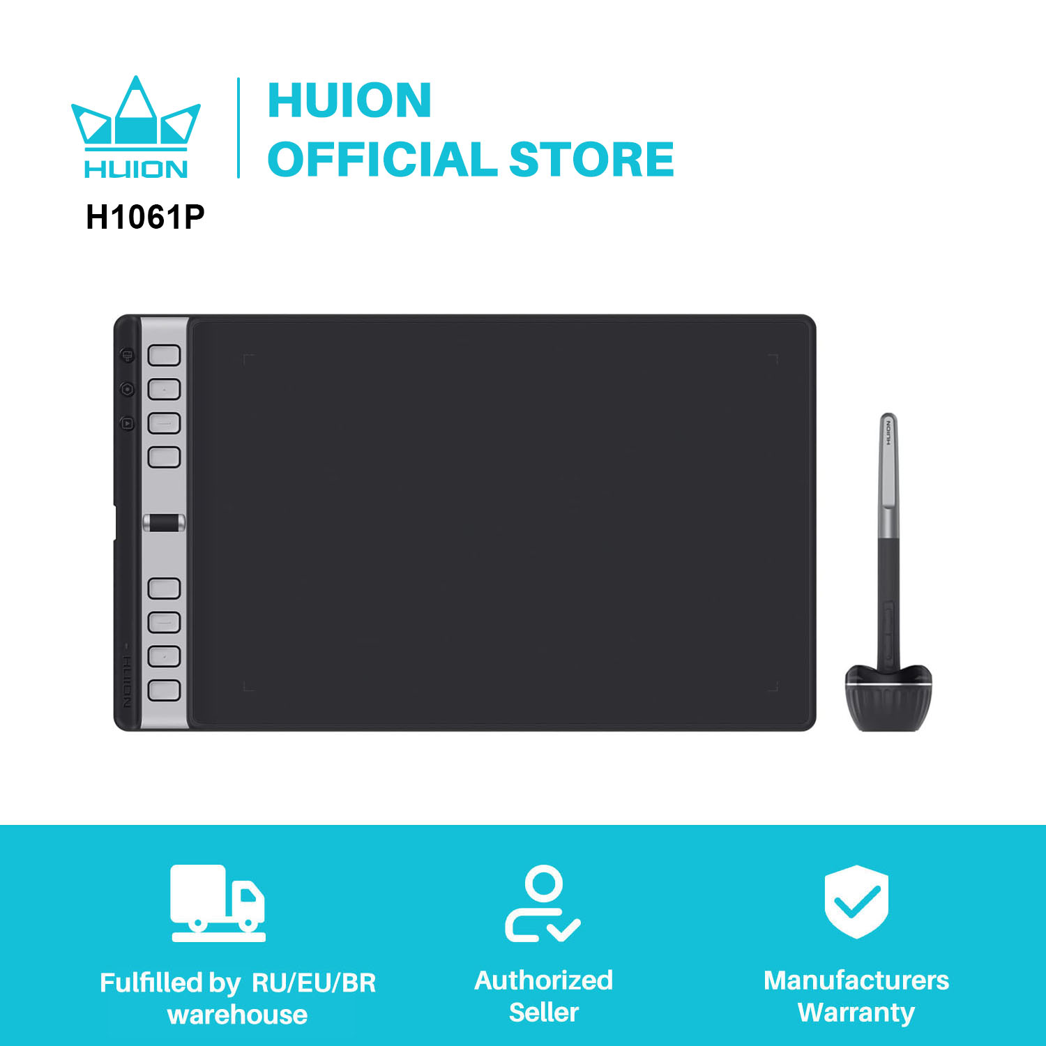 Huion Tablet Accessories - HUION Inspiroy 스크롤 휠 드로잉 태블릿,