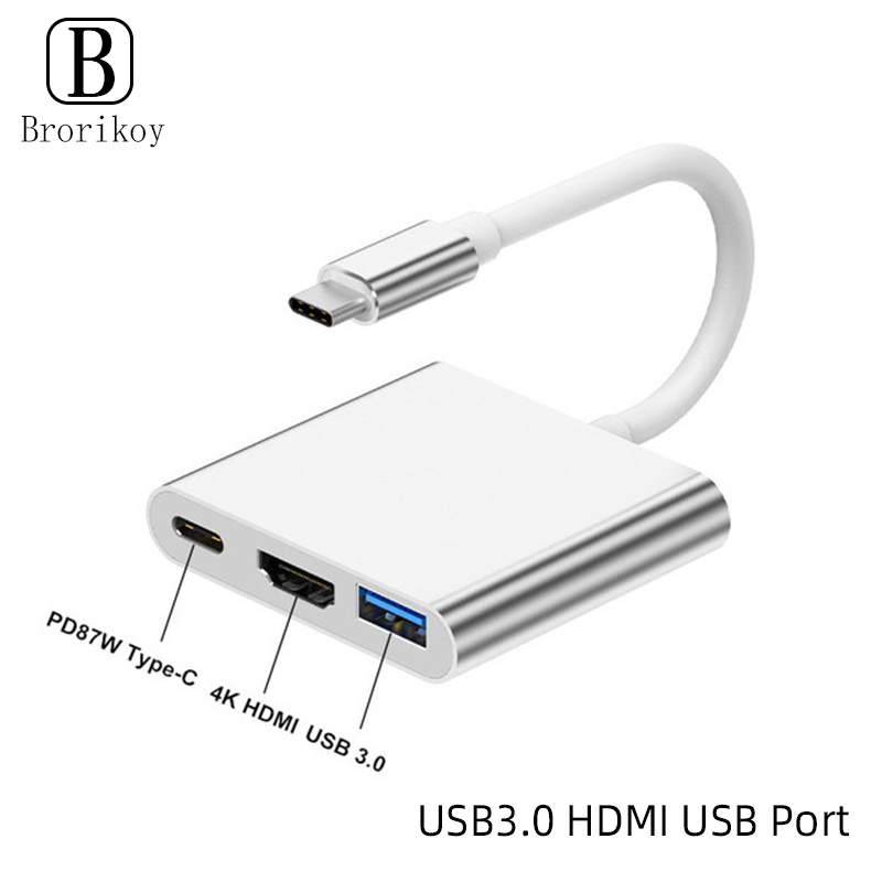 3 in 1 USB 타입 C 허브, 4K HDMI HD - Huawei Tablet Accessories 리뷰 및 가격