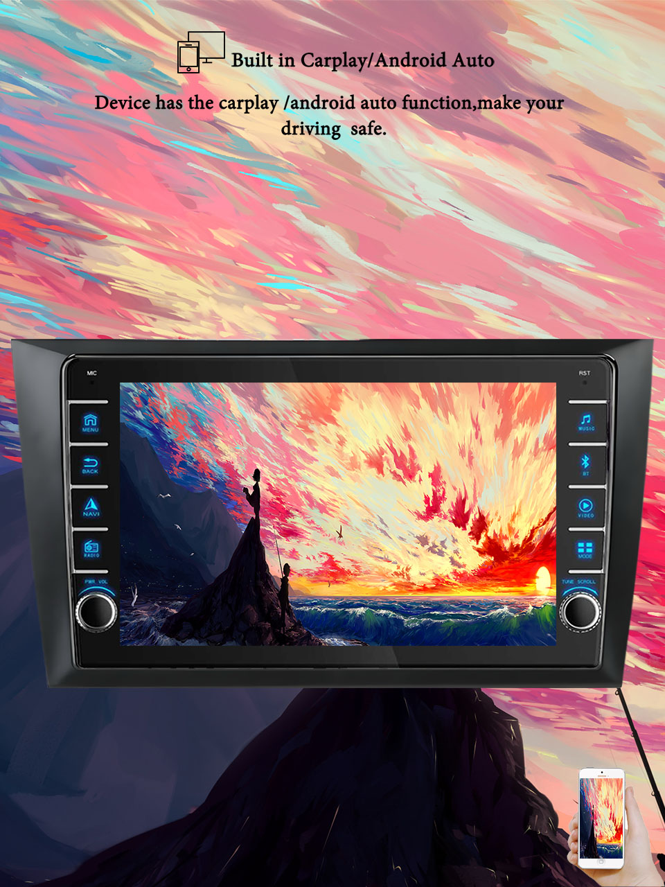 8G + 128G 안드로이드 14 폭스 바겐 골프 20 - Tablet Danish Mobile & Accessories Photos 리뷰 및 가격