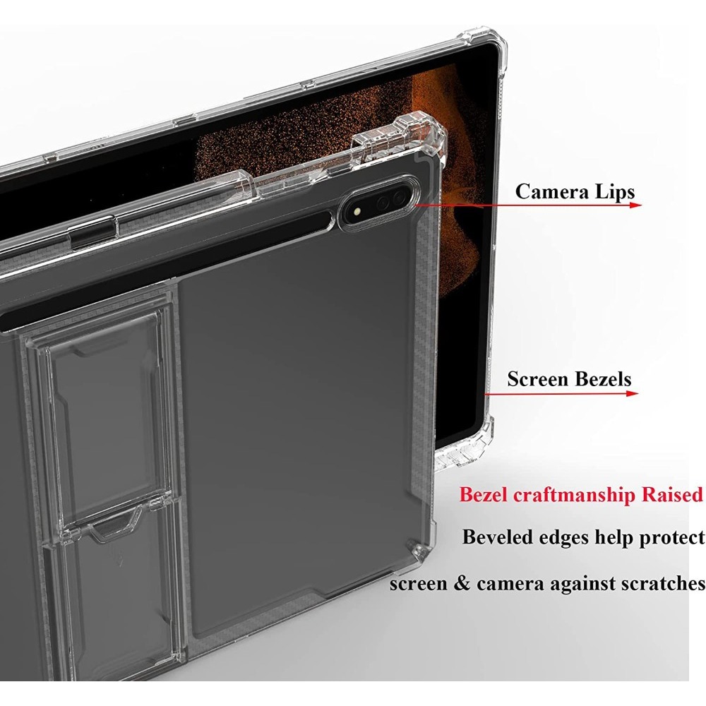 삼성 갤럭시 탭 S9 S8 플러스 12.4 용 TPU  - Samsung Tablet S9 Accessories 리뷰 및 가격