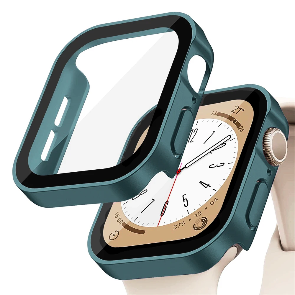 Apple Watch 케이스 시리즈 용 유리 + 커버  - Tablet Accessories For Girls 리뷰 및 가격