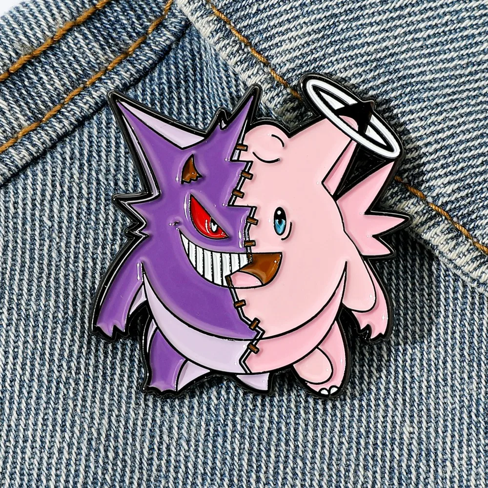 1 Pc 애니메이션 만화 브로치 잘생긴 Gengar 에 - Tablet Cute Accessories 리뷰 및 가격
