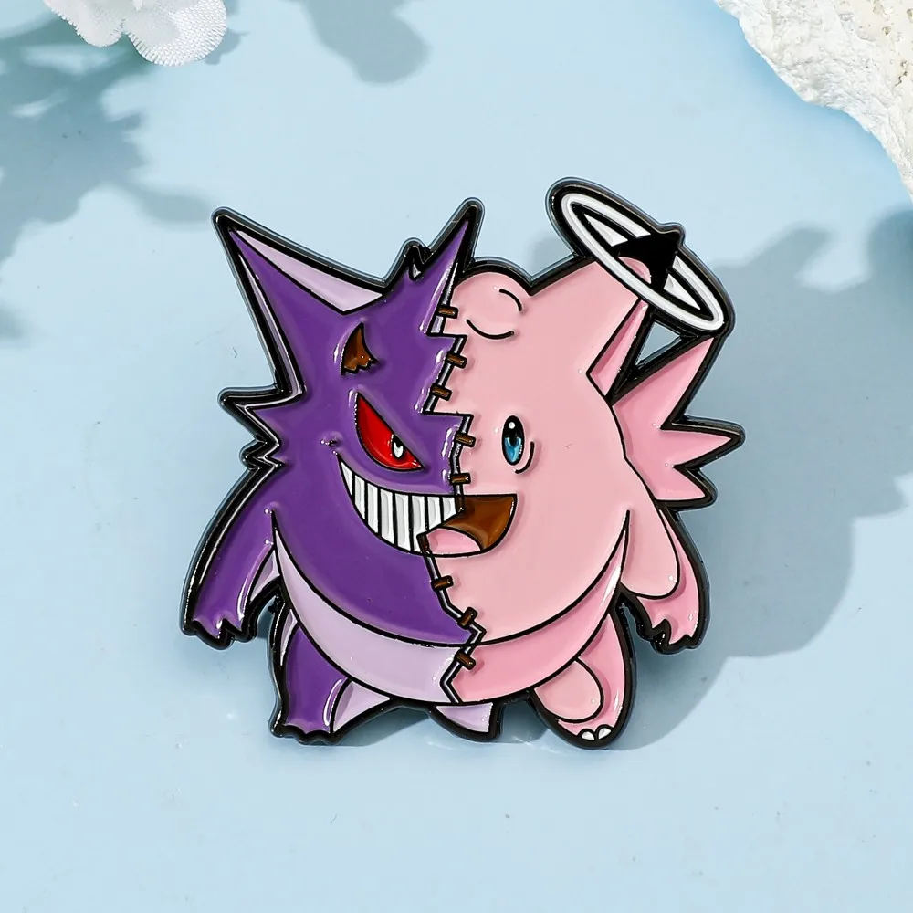 1 Pc 애니메이션 만화 브로치 잘생긴 Gengar 에 - Tablet Cute Accessories 리뷰 및 가격