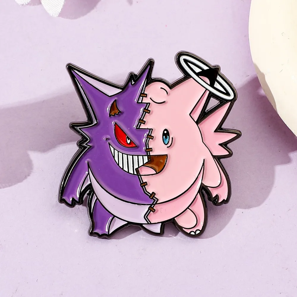 1 Pc 애니메이션 만화 브로치 잘생긴 Gengar 에 - Tablet Cute Accessories 리뷰 및 가격