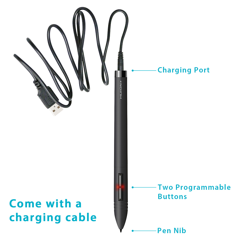 HUION PEN80 그래픽 태블릿 펜 디지털 펜 충전 - Huion Tablet Accessories 리뷰 및 가격