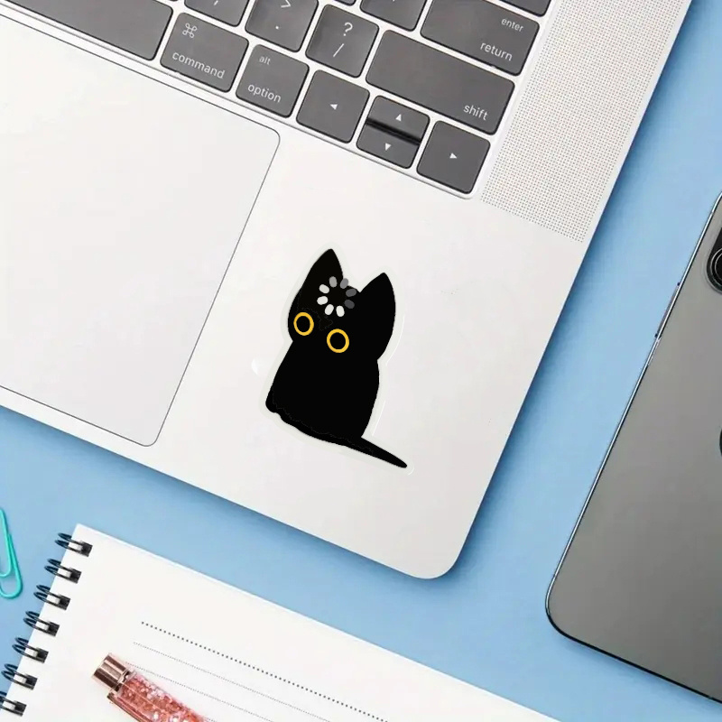 검은 고양이 보이드 로딩 귀여운 재미있는 방수 비닐 스 - Tablet Cute Accessories 리뷰 및 가격