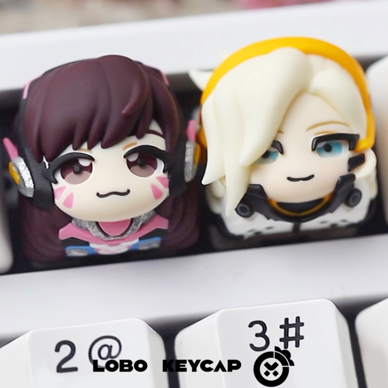 OW Kiriko & D.Va 수지 장인 키캡 DIY  - Tablet Cute Accessories 리뷰 및 가격