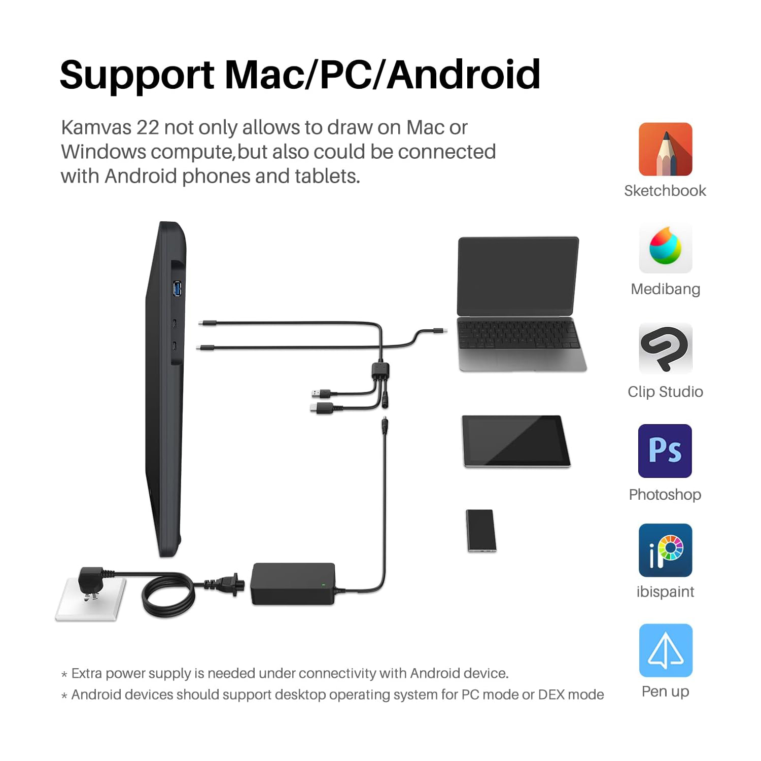 Huion Kamvas 22 그래픽 태블릿 모니터, 윈 - Huion Tablet Accessories 리뷰 및 가격
