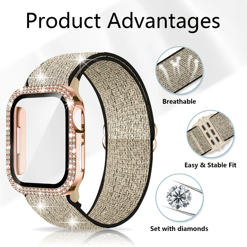 Apple Watch 용 밴드 + 케이스 45mm 41 - Tablet Accessories For Girls 리뷰 및 가격
