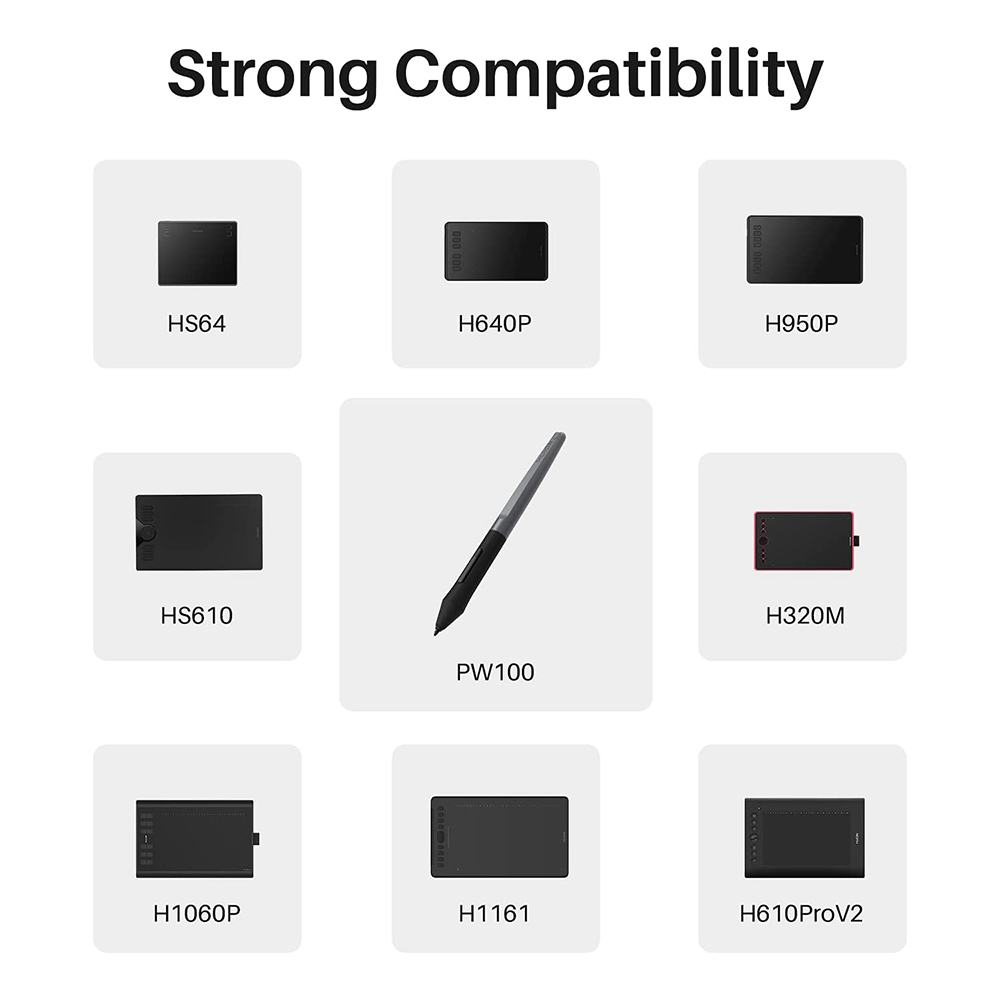 HUION PW100 Huion HS64 HS610 H - Huion Tablet Accessories 리뷰 및 가격
