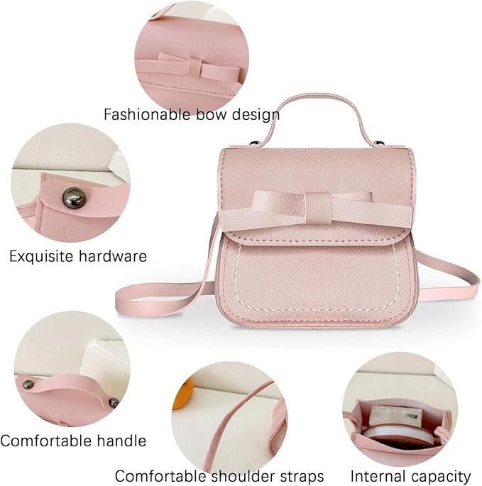 어린이 지갑과 핸드백 귀여운 미니 Bowknot Cro - Tablet Accessories For Girls 리뷰 및 가격
