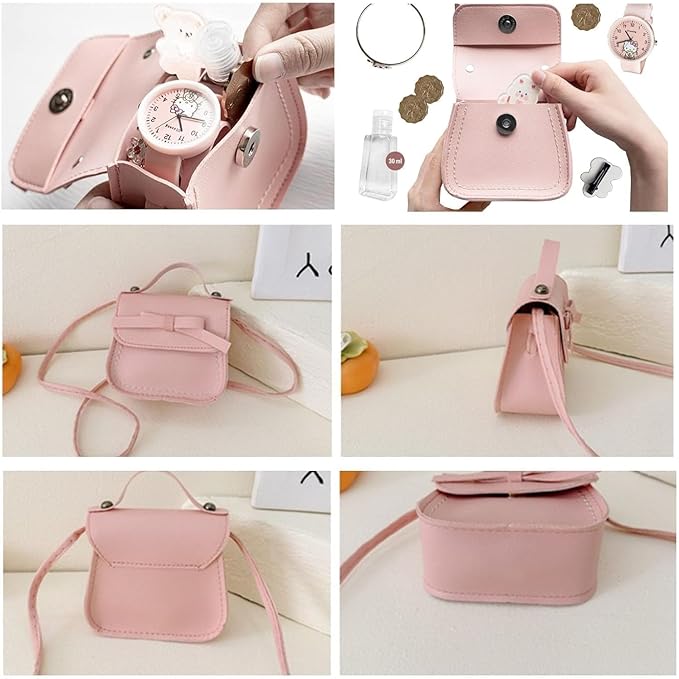 어린이 지갑과 핸드백 귀여운 미니 Bowknot Cro - Tablet Accessories For Girls 리뷰 및 가격