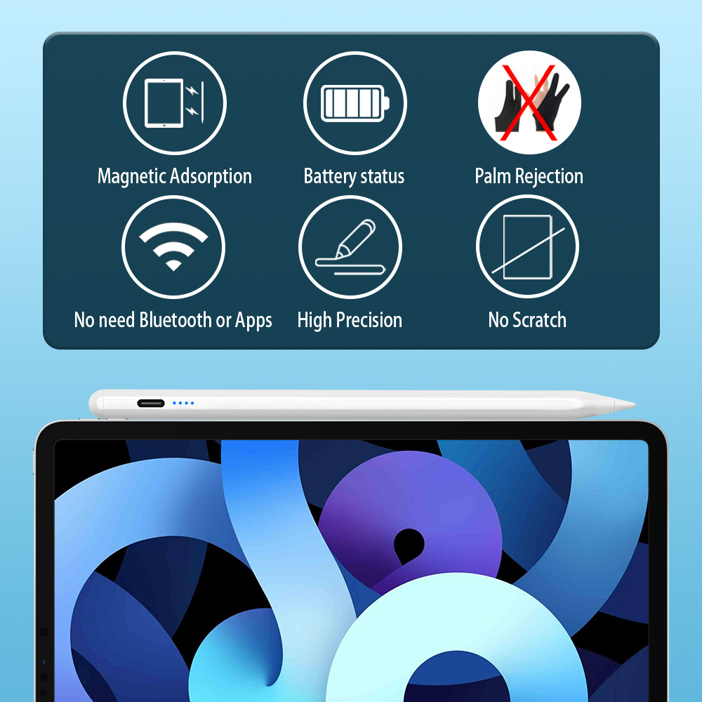 2025 아이패드용 스타일러스 펜, 애플 펜슬 터치,  - Tablet Accessories Kids 리뷰 및 가격