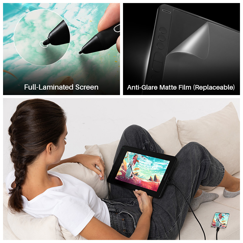 HUION Kamvas 12 그래픽 태블릿 모니터 휴대 - Huion Tablet Accessories 리뷰 및 가격