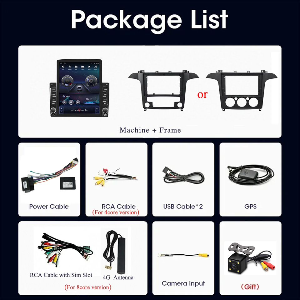 안드로이드 14 8G + 128G 자동차 라디오 포드  - Tablet Danish Mobile & Accessories Photos 리뷰 및 가격
