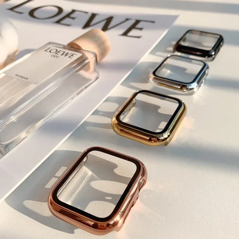 유리 + 케이스 Apple Watch 밴드 44mm 4 - Tablet Accessories For Girls 리뷰 및 가격