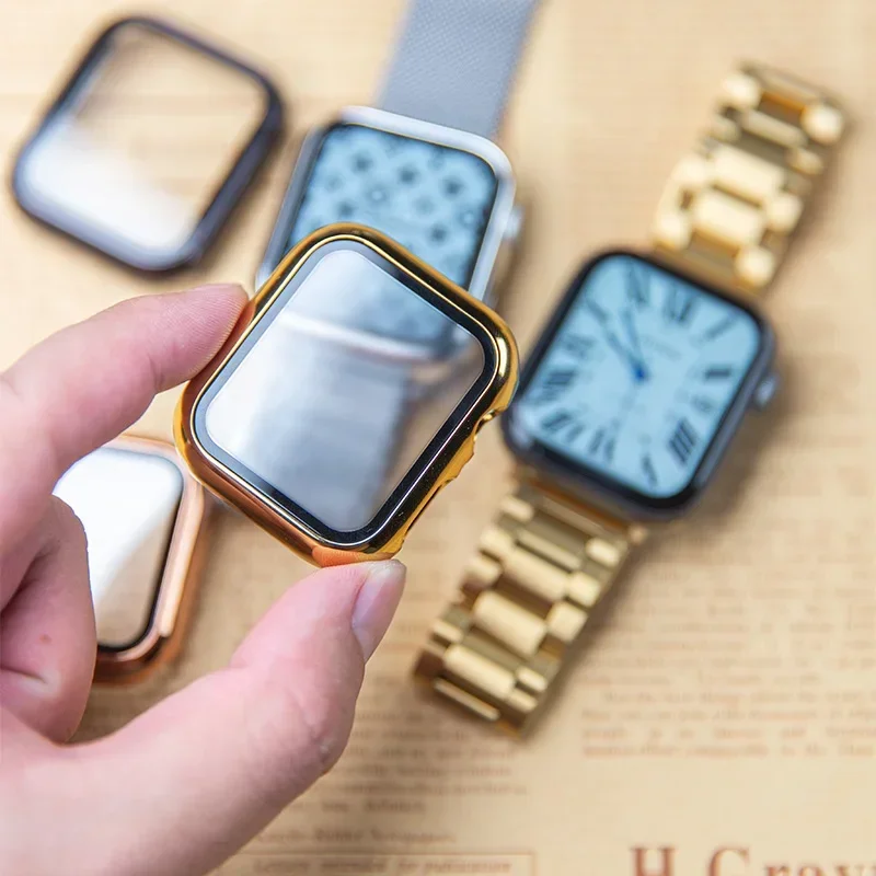 유리 + 케이스 Apple Watch 밴드 44mm 4 - Tablet Accessories For Girls 리뷰 및 가격